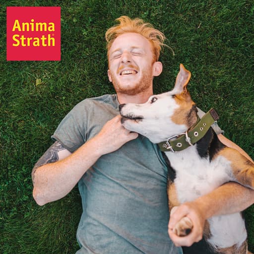 Anima Strath man with dog